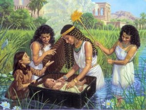 Pharaoh's Daughter Discovers Baby Moses