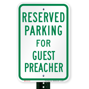 guest-preacher-reserved-parking-sign-k-2767_pl
